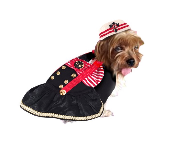 Sea Captain Dog Costume