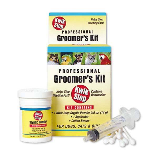 Kwik Stop Professional Pet Groomers Mobile Kit Styptic Powder