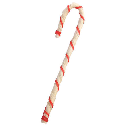 candy cane rawhide dog bones