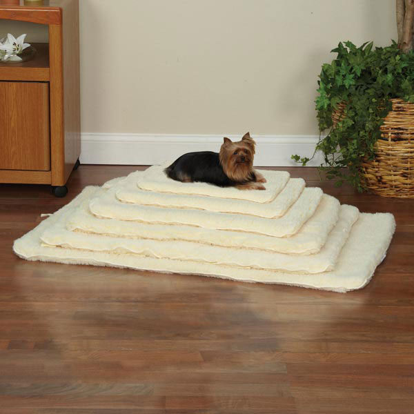 Dog Beds Double Sided Sherpa Crate Mats Plush Warm Furniture