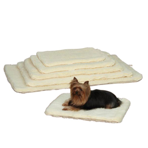 Dog Beds Double Sided Sherpa Crate Mats Plush Warm Furniture