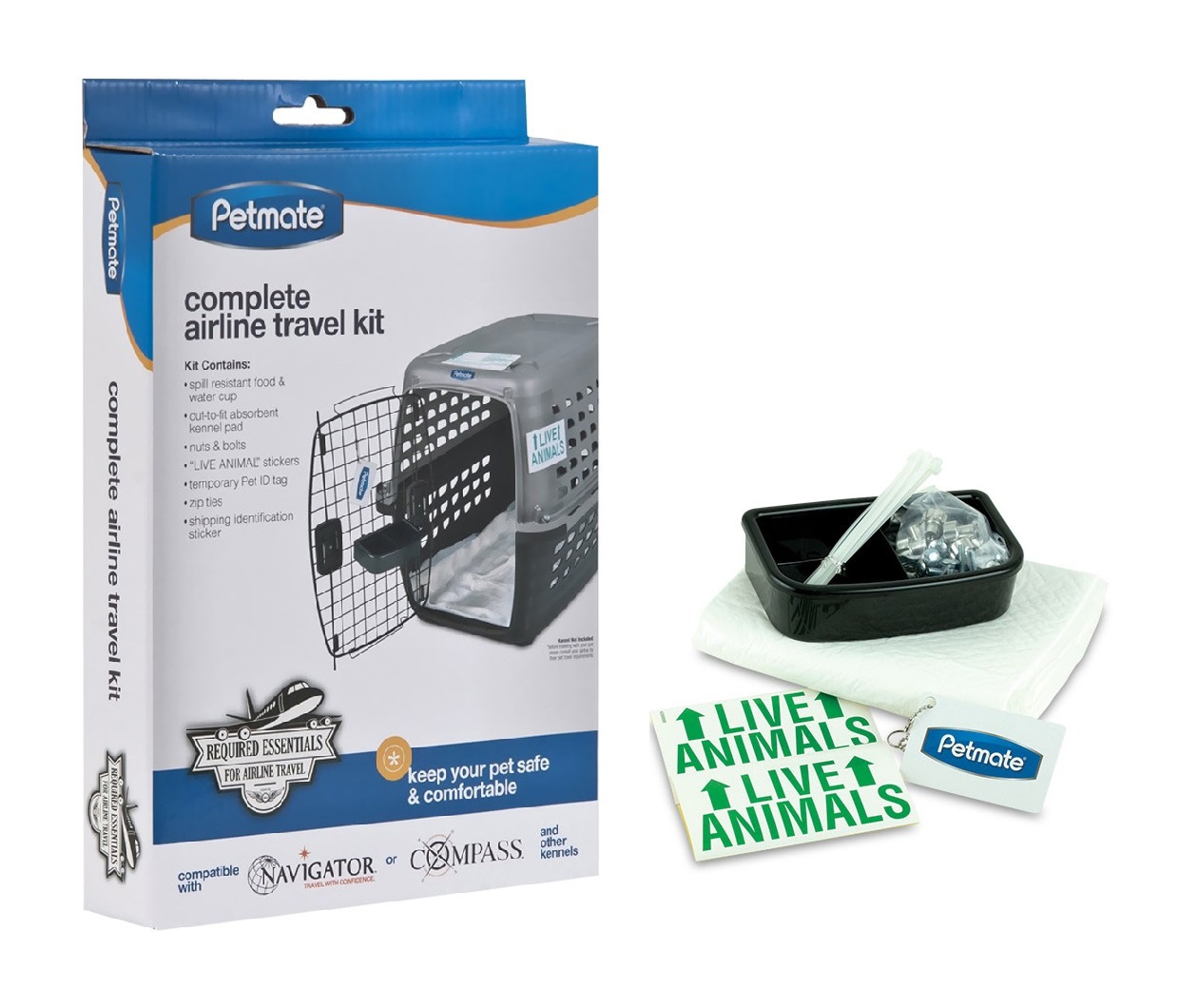 Pet airline clearance travel kit